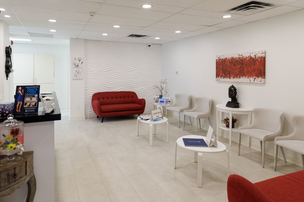 Advanced Laser Technology & Cosmetic Center's waiting room in West Vancouver