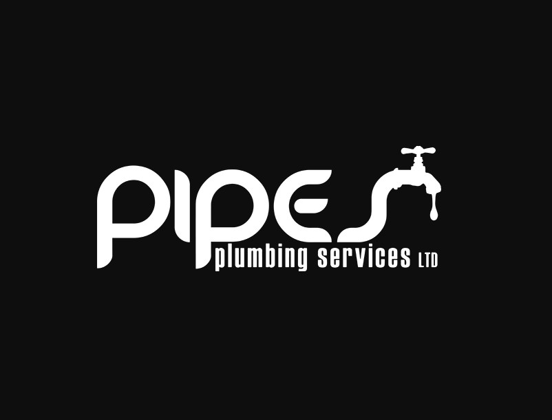 Pipes plumbing logo