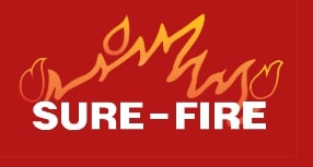 Sure fire logo