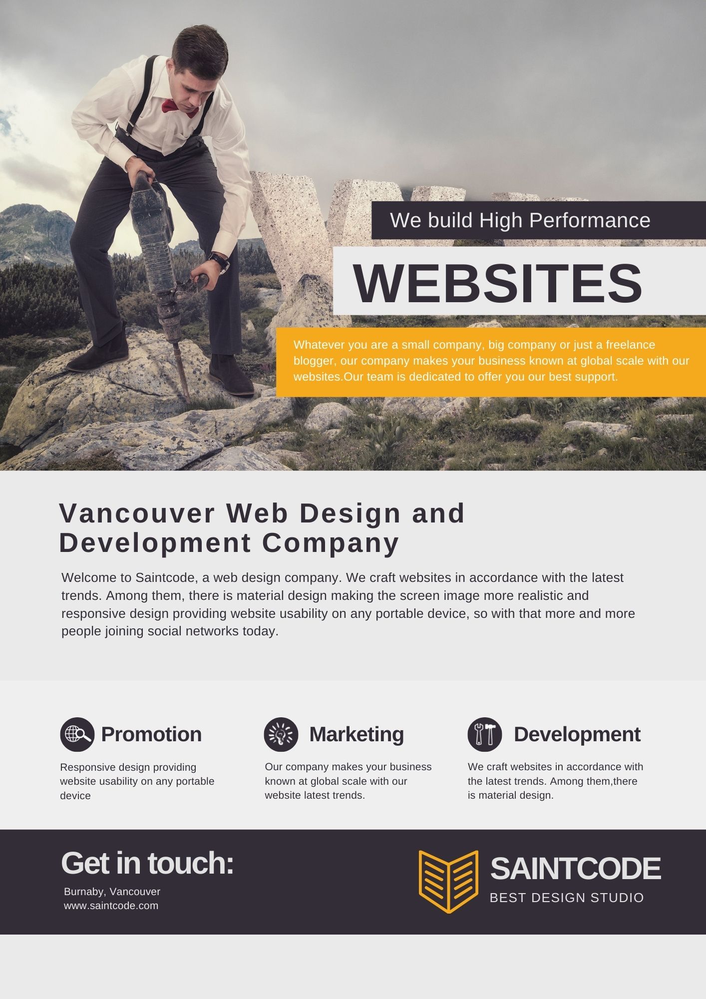 Web Design Company Flyer